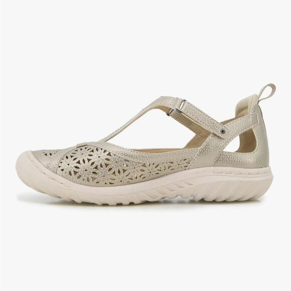 Women's JBU by jambu daffodil sneaker sandal 7.5  cream shimmer Comfort Classic - Picture 4 of 10